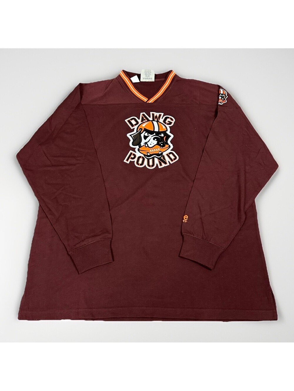 VTG Cleveland Browns Sweatshirt Mens XL Brown 90s NFL Lee Sport Dawg Pound